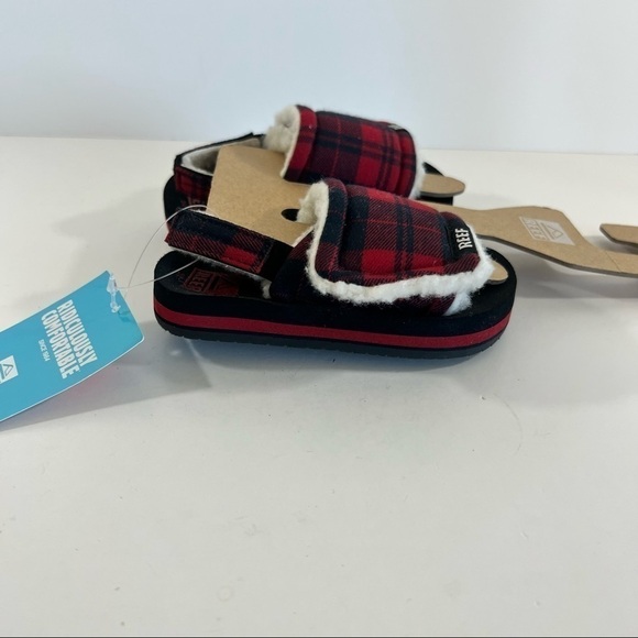 Reef Toddler Slip Ons Plaid NEW - Picture 5 of 10